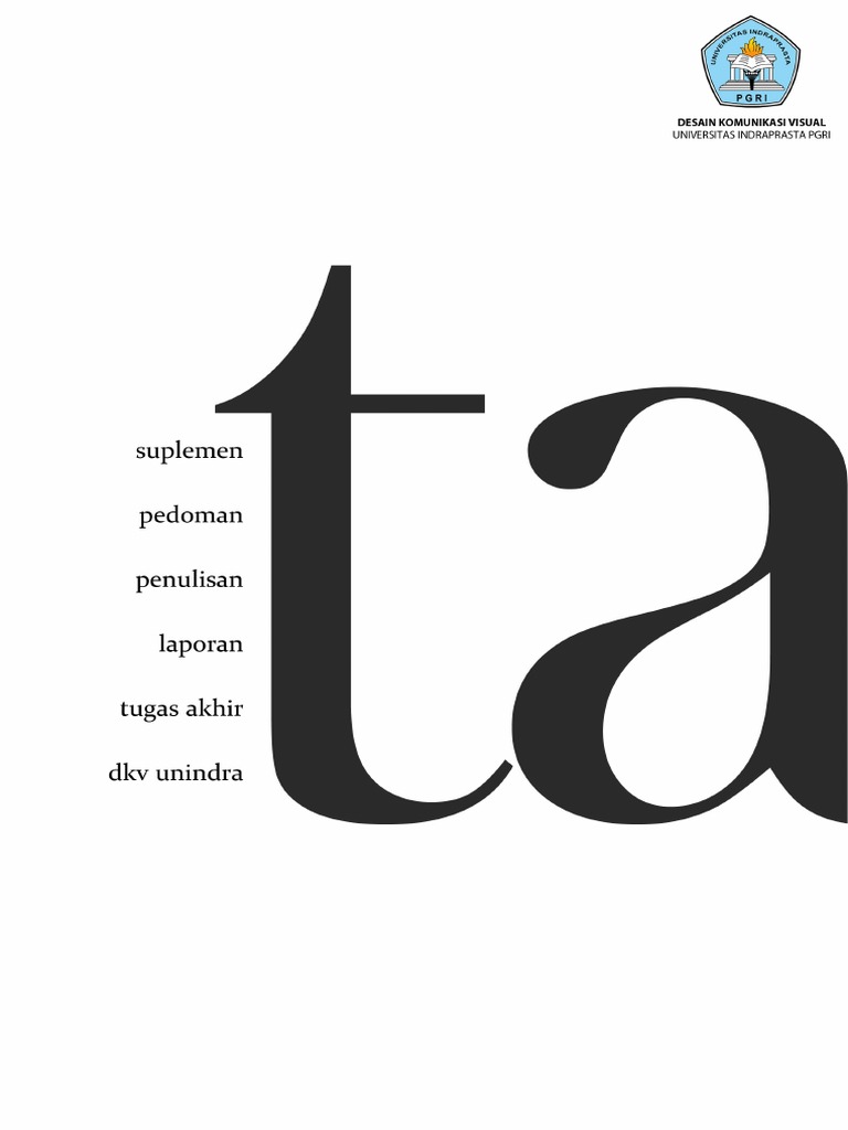 Suplemen Pedoman Ta Program Studi Dkv Unindra Pdf