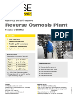 Flyer Reverse Osmosis Plant