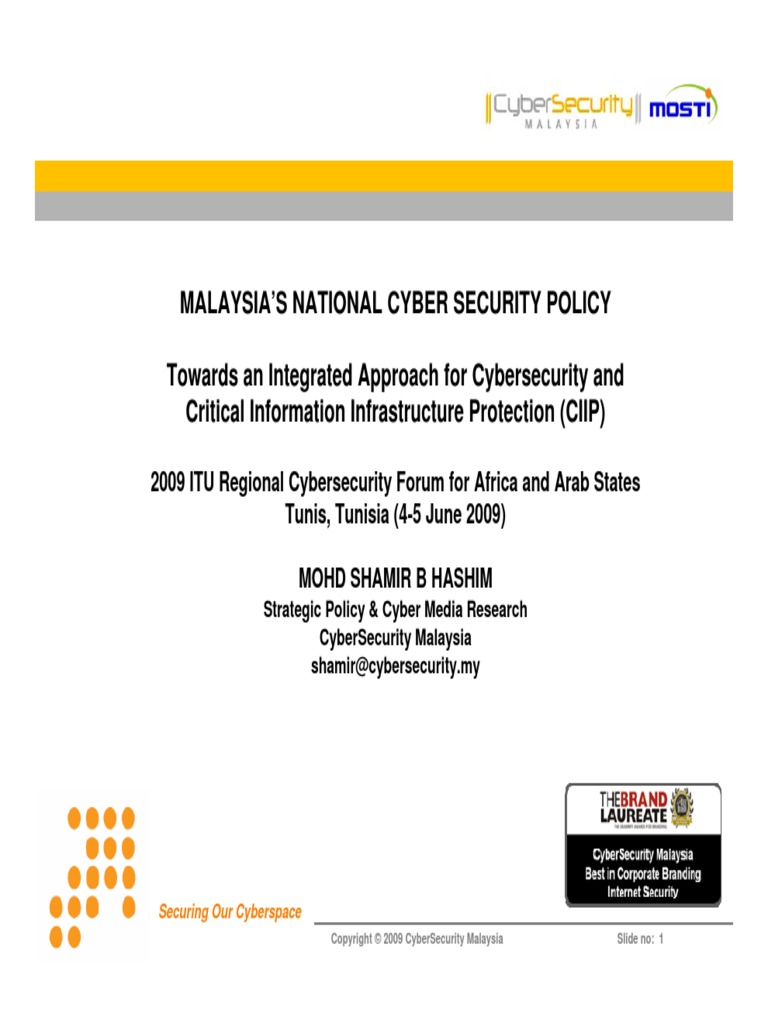 Hashim Cybersecurity Malaysia June 09 | PDF | Computer Security | Security