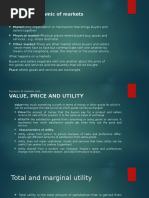 Term 2 Week 1-3:dynamic of Markets