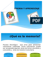 Aprendizaje y Memoria