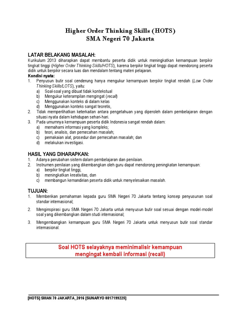 Contoh Soal Ujian Bahasa Indonesia Kls X K 13