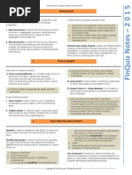 FinQuiz - Curriculum Note, Study Session 4-6, Reading 13-21 - Economics