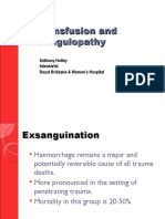 Holley Transfusion and Coagulopathy 130902114337 Phpapp01