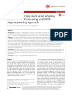 Identification of HSVd Infecting C.limon in China Using Small RNAs Deep Sequencing Approach