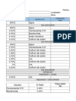 Formulas Pelambre Curtido