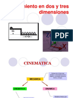 Movimiento en dos y tres dimensiones