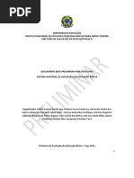 Documento_Basico_Preliminar_Sistema Nacional de Avaliação Da Educação Básica
