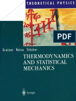 Thermodynamics and Statistical Mechanics - Walter Greiner