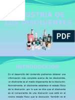 Industria de Los Disolventes