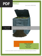 Planificação do projecto de compostagem escolar