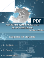 Aspectos Que Me Facilitan El Aprendizaje