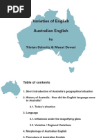 Varieties of English-Australian English