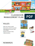 Classroom Management Plan