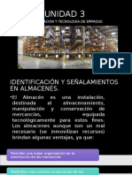 Almacenamiento y señalización de productos