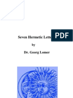 Georg Lomer - Seven Hermetic Letters