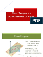 Plano Tangente e Aproximações Lineares