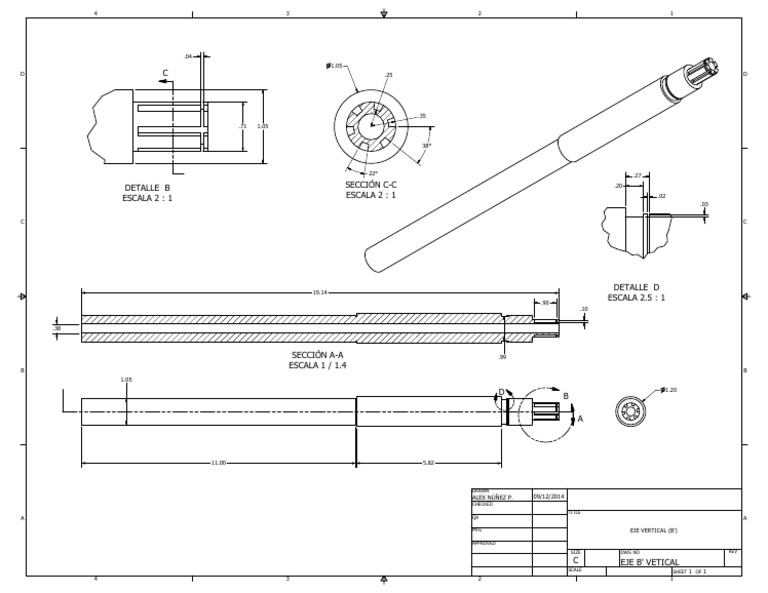 Vertical Axis Engineering Drawing | PDF | Teaching Methods & Materials ...
