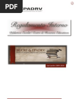 Regulamento BE EPADRV