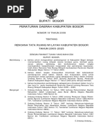 Download RTRW - Perda Kabupaten Bogor Nomor 19 Tahun 2008 Tentang RTRW Kabupaten Bogor by Fauzi Djogja SN311937228 doc pdf