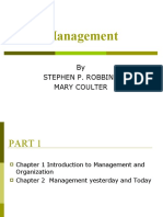 Management: by Stephen P. Robbins Mary Coulter