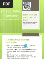 14.111.0400 Christine: How To Make Your Own E-Mail