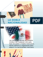 La Doble Nacionalidad