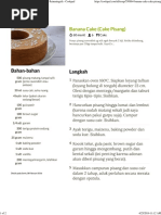 Download Resep Banana Cake Cake Pisang Oleh Widia Ratnaningsih - Cookpad by Rosa Sparks SN311957633 doc pdf