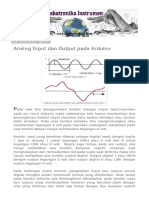 Analog Input Dan Output Pada Arduino - HTML