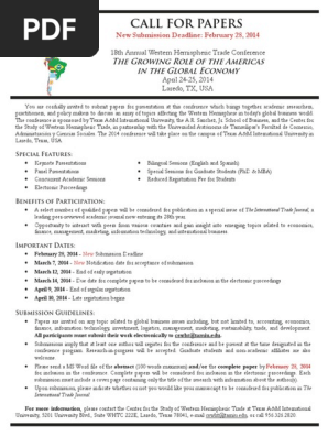 18 Conference Canada Free Trade