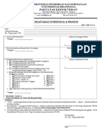 Form Pendaftaran Yudisium S1 Dan Profesi 2014