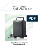 Reliable Portable Amplifier with CD/USB/SD Audio Playback