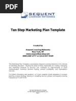 Download The 10 - Step Marketing Plan Template by debka SN3119672 doc pdf