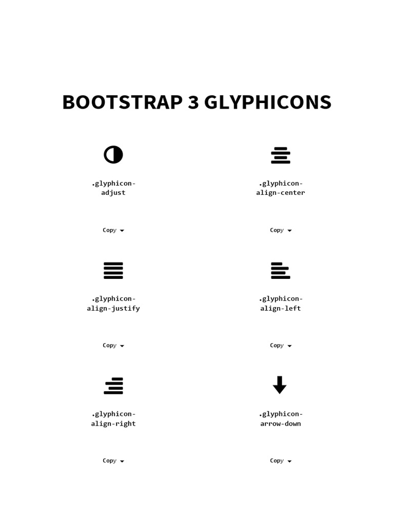 Bootstrap 3 Glyphicons _ Bootstrap Cheat Sheets Bootstrap (Front End