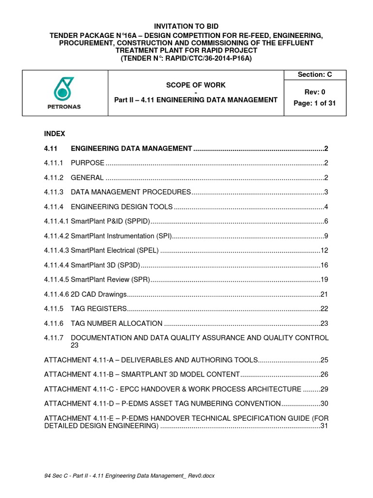 94 Sec C - Part II - 4.11 Engineering Data Management - Rev0 | PDF ...