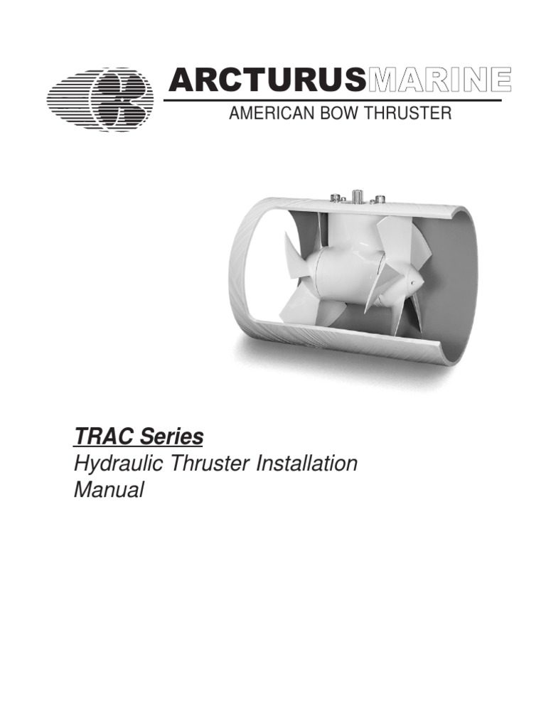 TRAC HYD Thruster Manual PDF | PDF | Screw | Propeller