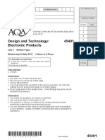 AQA Electronic Products Q.P - 2013