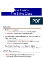 Java Basics: The String Class