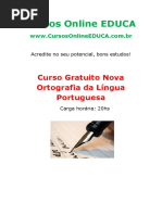 Curso Nova Ortografia da Língua Portuguesa