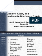 Pertemuan 4 Liability, Asset, and Inadequate Disclosure Frauds
