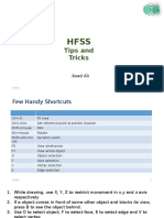 HFSS Tips and Tricks