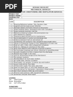 Checklist Mech