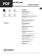 Download Manual Indesit washing machine by Ana Irina SN311978840 doc pdf