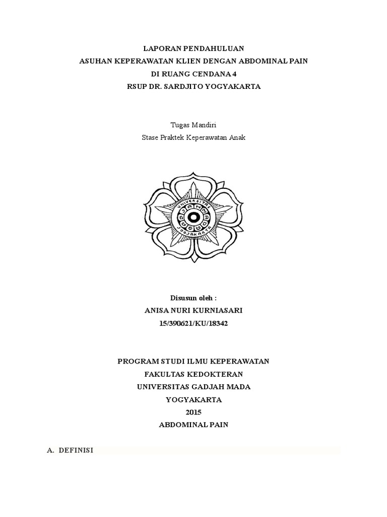 Lp Abdominal Pain Anisa Nuri k