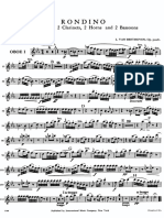 Beethoven Rondino Parts PDF