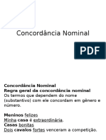 Concordância Nominal-SLIDES SENAC