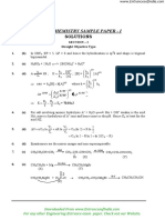 Iitjee Chemistry Sample Paper - I: Solutions