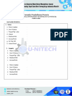 Formulir Pendaftaran Unitech 2016