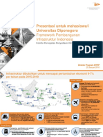 Undip Presentation Framework Pembangunan Infrastruktur Indonesia Final