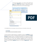 Agregar Un Indice A Un Documento Word